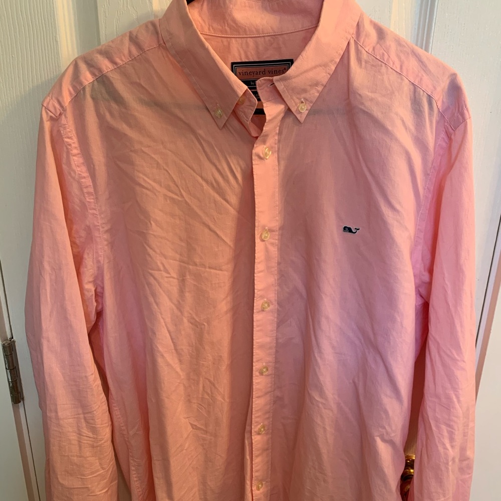 Vineyard Vines Mens Button-down Collegiate Shirt L